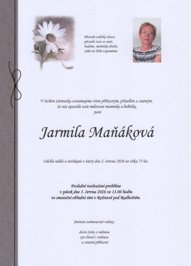Parte Jarmila Maňáková