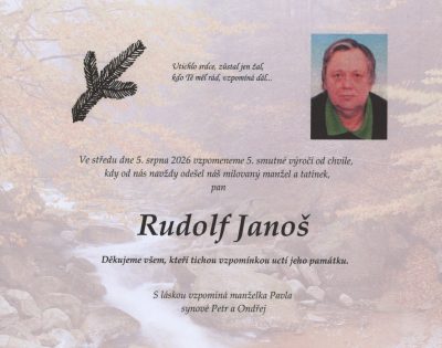 Parte vzpomínka Rudolf Janoš
