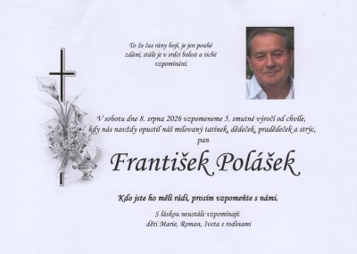 Parte vzpomínka František Polášek